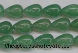 CAJ632 15.5 inches 10*14mm teardrop green aventurine beads