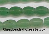 CAJ652 15.5 inches 8*12mm hexahedron green aventurine beads