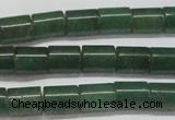 CAJ657 15.5 inches 8*10mm tube green aventurine beads