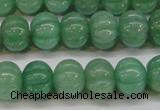 CAJ672 15.5 inches 10*13mm pumpkin green aventurine beads