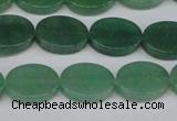 CAJ679 15.5 inches 12*16mm oval green aventurine beads