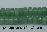 CAJ68 15.5 inches 5*10mm tyre green aventurine beads wholesale