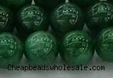 CAJ725 15.5 inches 14mm round green aventurine beads wholesale