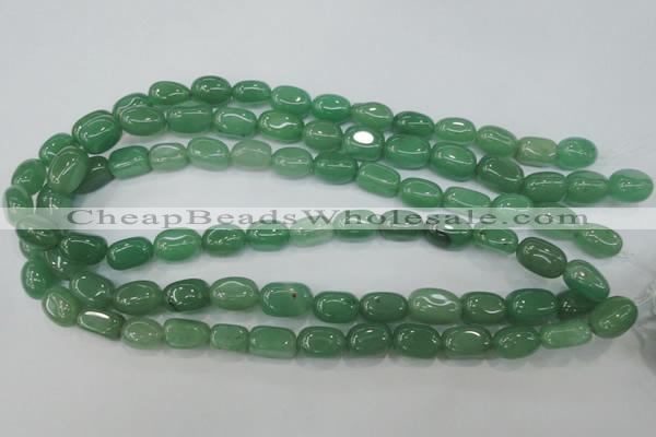 CAJ78 15.5 inches 10*14mm nuggets green aventurine beads wholesale