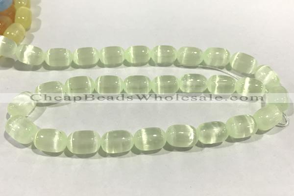 CALC41 15 inches 8*12mm drum calcite gemstone beads