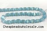 CALC44 15 inches 8*12mm drum calcite gemstone beads