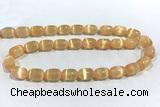 CALC49 15 inches 8*12mm drum calcite gemstone beads