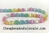 CALC50 15 inches 8*12mm drum calcite gemstone beads