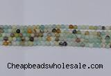 CAM01 4mm round mixed color natural amazonite beads Wholesale