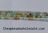 CAM02 6mm round mixed color natural amazonite beads Wholesale