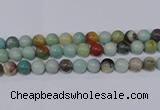 CAM06 round mixed color 14mm natural amazonite beads Wholesale