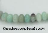 CAM100 15.5 inches 6*10mm rondelle amazonite gemstone beads