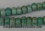 CAM1010 15.5 inches 4*7mm rondelle natural Russian amazonite beads