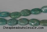 CAM1020 15.5 inches 8*12mm oval natural Russian amazonite beads