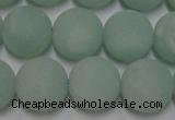 CAM1113 15.5 inches 10mm round matte amazonite beads wholesale