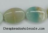 CAM120 15.5 inches 18*25mm oval amazonite gemstone beads wholesale