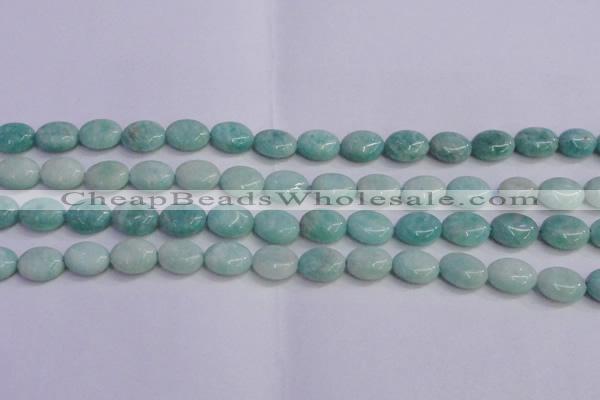 CAM1200 15.5 inches 8*11mm oval Russian amazonite beads