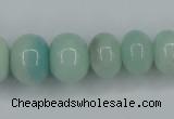 CAM126 15.5 inches multi-size rondelle amazonite gemstone beads