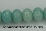 CAM127 15.5 inches 12*16mm rondelle amazonite gemstone beads