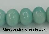 CAM128 15.5 inches 13*18mm rondelle amazonite gemstone beads