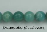 CAM137 15.5 inches 12mm round amazonite gemstone beads wholesale