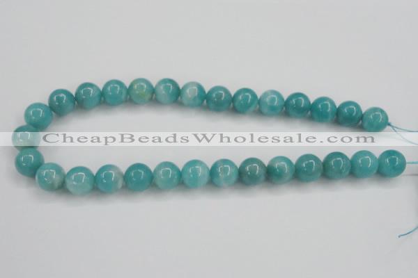 CAM138 15.5 inches 14mm round amazonite gemstone beads wholesale