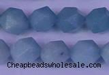 CAM1419 15.5 inches 12mm faceted nuggets Chinese amazonite beads