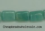 CAM150 15.5 inches 12*16mm rectangle amazonite gemstone beads