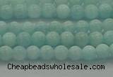 CAM1500 15.5 inches 4mm round natural peru amazonite beads