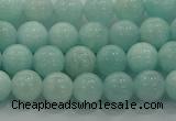 CAM1501 15.5 inches 6mm round natural peru amazonite beads