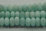 CAM1531 15.5 inches 4*6mm rondelle natural peru amazonite beads