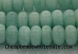 CAM1533 15.5 inches 6*10mm rondelle natural peru amazonite beads