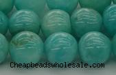 CAM1554 15.5 inches 12mm round natural peru amazonite beads