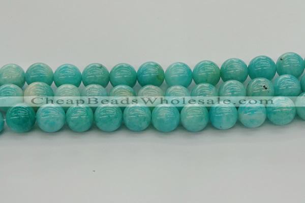 CAM1556 15.5 inches 16mm round natural peru amazonite beads