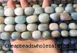 CAM1675 15.5 inches 8*10mm - 15*20mm nuggets amazonite beads