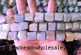 CAM1676 15.5 inches 8*10mm - 12*14mm cube amazonite beads