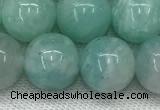 CAM1689 15.5 inches 12mm round natural amazonite beads wholesale