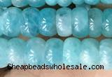 CAM1710 15.5 inches 4*7mm rondelle natural amazonite beads