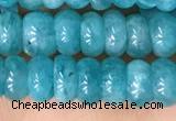 CAM1713 15.5 inches 4*6mm rondelle natural amazonite beads