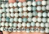 CAM1723 15.5 inches 10mm round amazonite beads wholesale