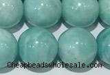 CAM1768 15 inches 10mm round amazonite gemstone beads