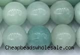 CAM1787 15 inches 8mm round amazonite beads, 2mm hole