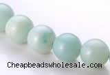 CAM18 15.5 inches round natural amazonite 10mm beads wholesale