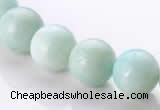 CAM19 15.5 inches 12mm natural amazonite round beads Wholesale