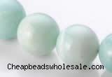 CAM22 15.5 inches natural amazonite round 18mm beads wholesale