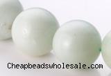 CAM23 15.5 inches natural amazonite round 20mm beads Wholesale