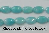 CAM303 15.5 inches 8*12mm oval natural peru amazonite beads wholesale