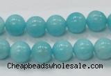 CAM308 15.5 inches 10mm round natural peru amazonite beads wholesale