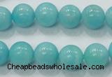 CAM309 15.5 inches 12mm round natural peru amazonite beads wholesale