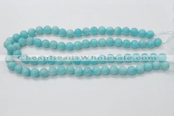 CAM316 15.5 inches 8mm round natural peru amazonite beads wholesale